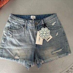 Special A Distressed Shorts - Boutique